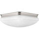 Led Square LED 11.38 inch Brushed Nickel Flush Mount Ceiling Light