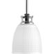 Lucky 1 Light 5 inch Polished Chrome Mini-Pendant Ceiling Light