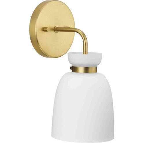 Lexie 1 Light 5.12 inch Brushed Gold Bathroom Vanity Light Wall Light