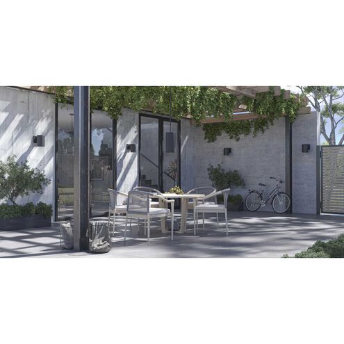 Cylinder LED 5 inch Black Outdoor Flush Mount Cylinder in LED Lamping, Progress LED