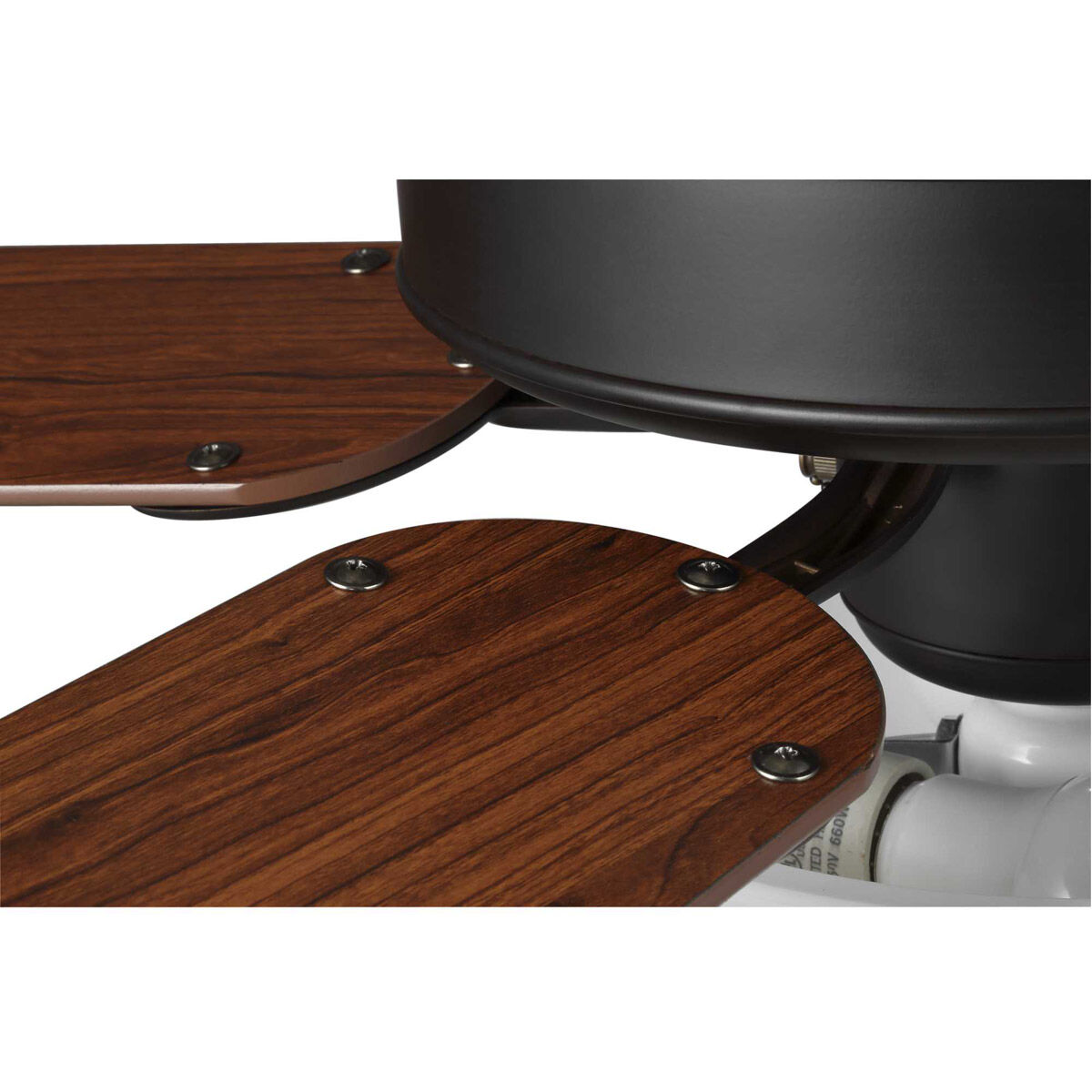 Builder 52 inch Architectural Bronze with Medium Cherry/Classic Walnut Blades Ceiling Fan