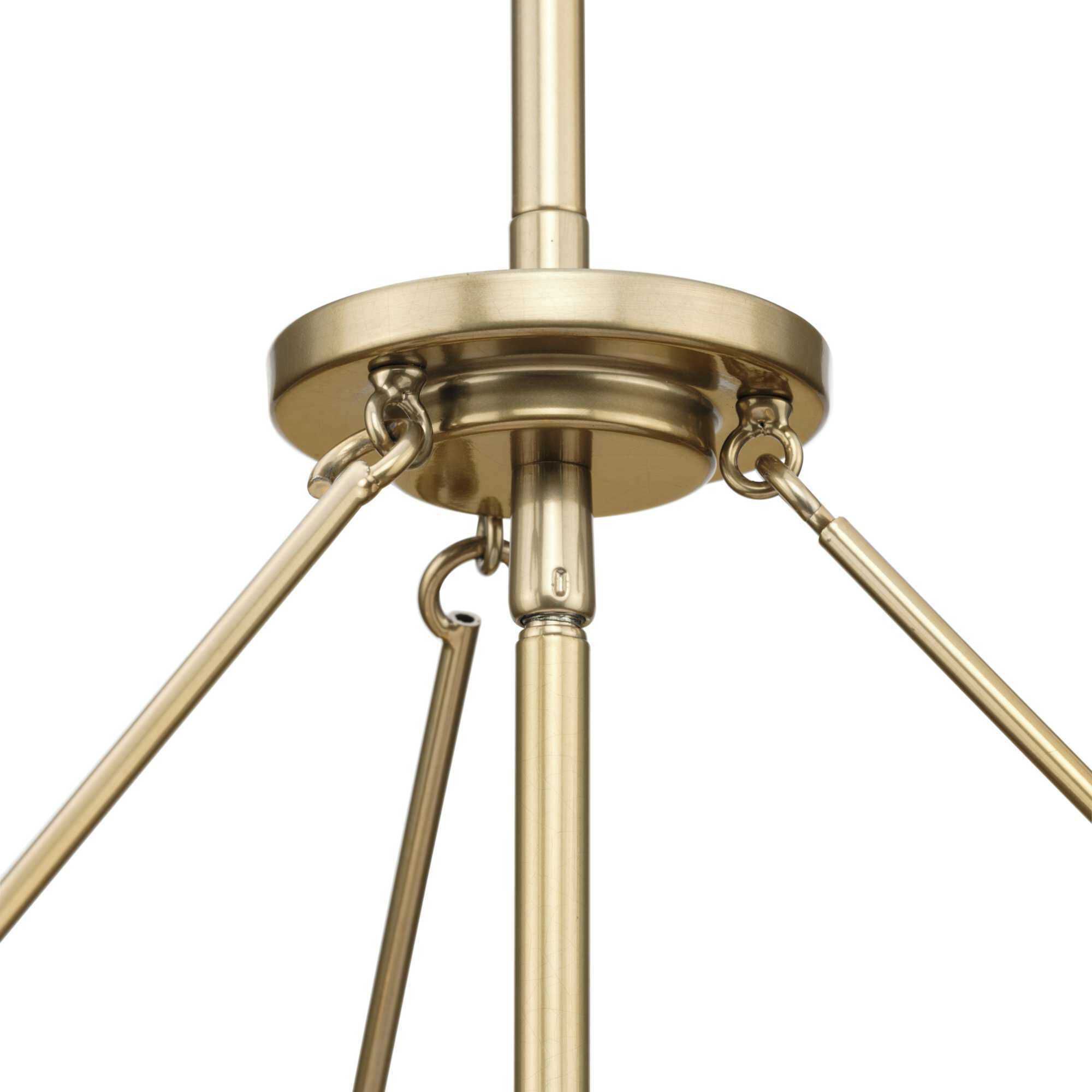 Lusail 4 Light 19 inch Soft Gold Pendant Ceiling Light, Design Series