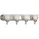 Builder Bath 4 Light 30 inch Brushed Nickel Bath Vanity Wall Light