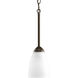 Gather 1 Light 4 inch Antique Bronze Mini-Pendant Ceiling Light in Bulbs Not Included, Standard
