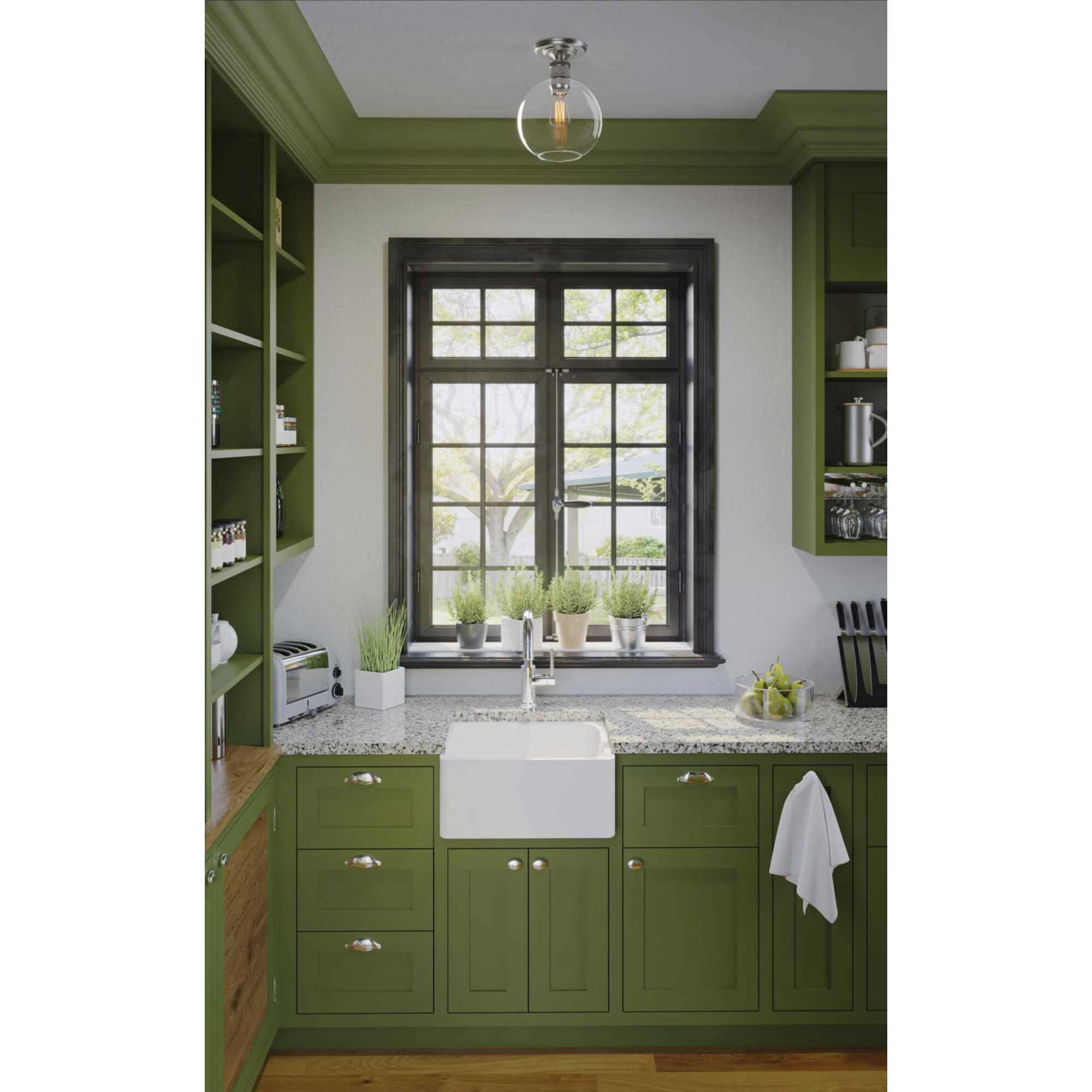 Hansford 1 Light 10 inch Polished Nickel Flush Mount Ceiling Light