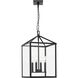 Hillcrest 4 Light 13 inch Matte Black Foyer Light Ceiling Light