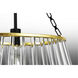 Sinclaire 1 Light Textured Black Pendant Ceiling Light, Design Series