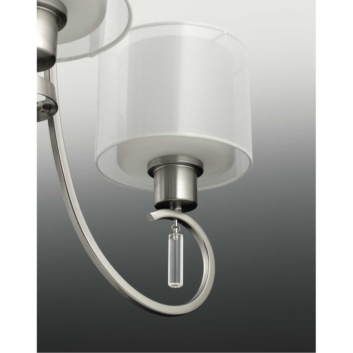 Invite 5 Light 25 inch Brushed Nickel Chandelier Ceiling Light