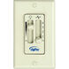 AirPro 120 Ivory Ceiling Fan Wall Control, Four Speed
