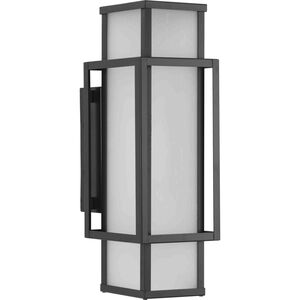 Unison 2 Light 18 inch Matte Black Outdoor Wall Lantern