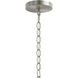 Ilia 1 Light 8 inch Brushed Nickel Pendant Ceiling Light