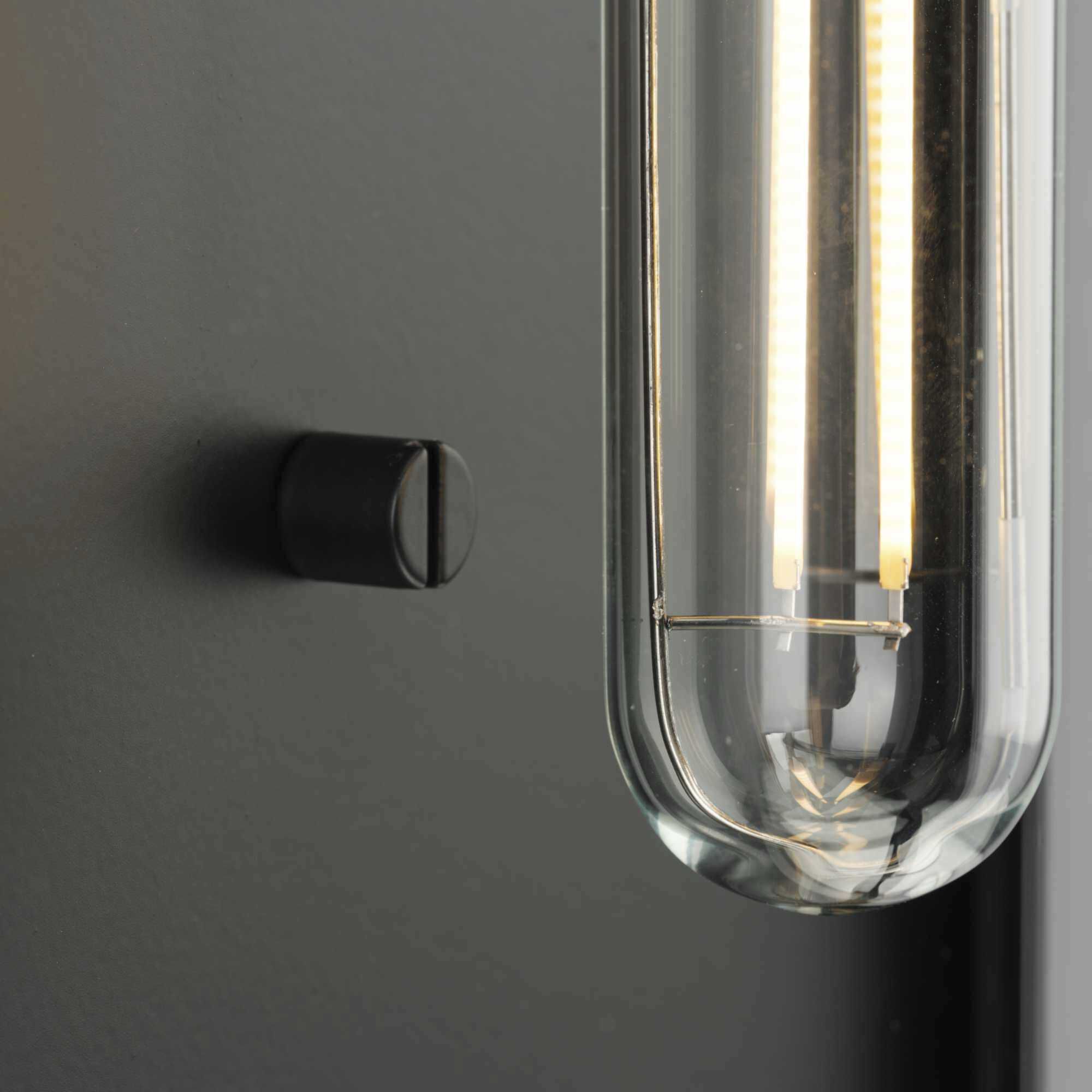 Bristol 2 Light 24 inch Matte Black Outdoor Wall Lantern