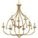 Tinsley 9 Light 29.25 inch Brushed Bronze Chandelier Ceiling Light