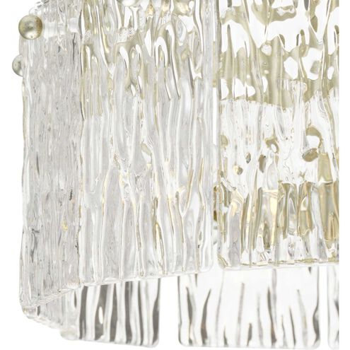 Chevall 2 Light 12.62 inch Gilded Silver Semi-Flush Mount Ceiling Light, Design Series