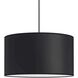 Markor 3 Light 18.12 inch Brushed Nickel/Matte Black/Vintage Brass Drum Pendant Ceiling Light