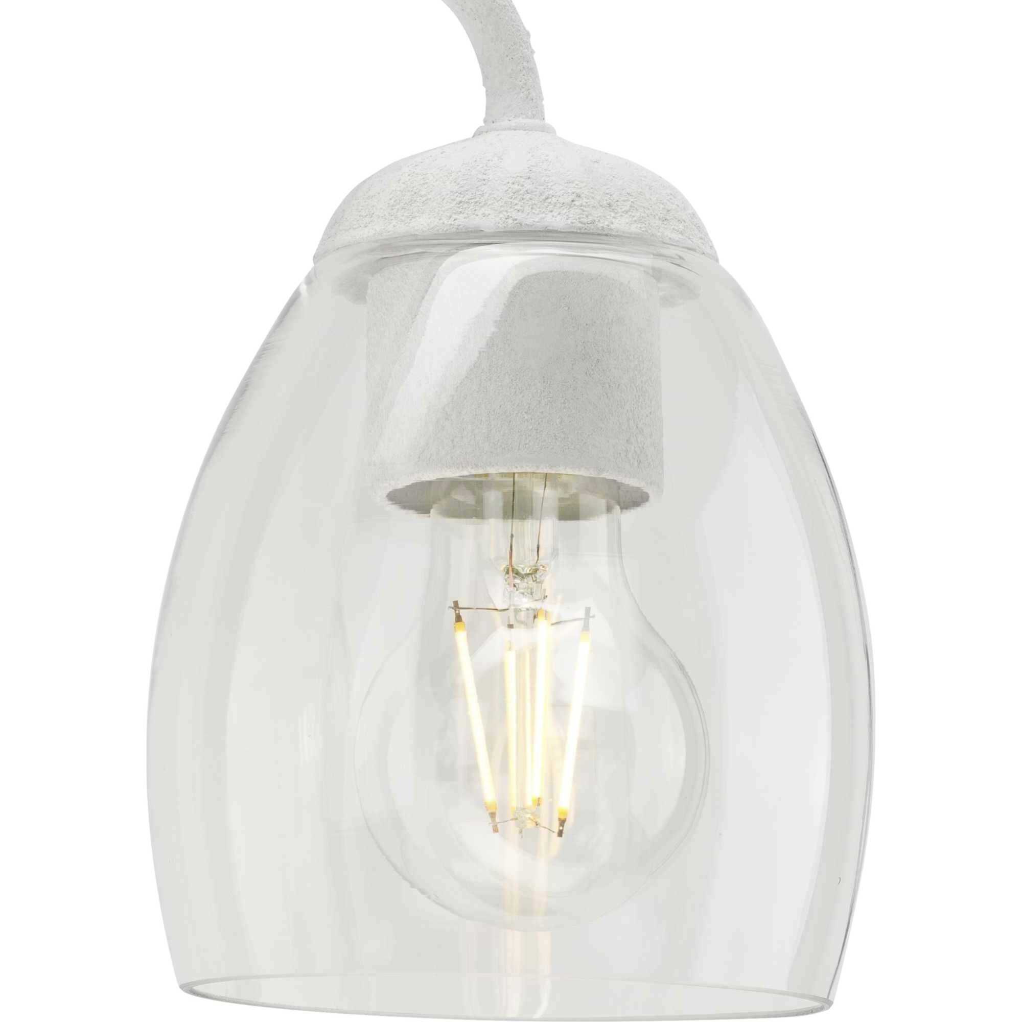 Quillan 4 Light 33.62 inch White Plaster Bathroom Vanity Light Wall Light