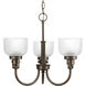 Archie 3 Light 20 inch Venetian Bronze Chandelier Ceiling Light