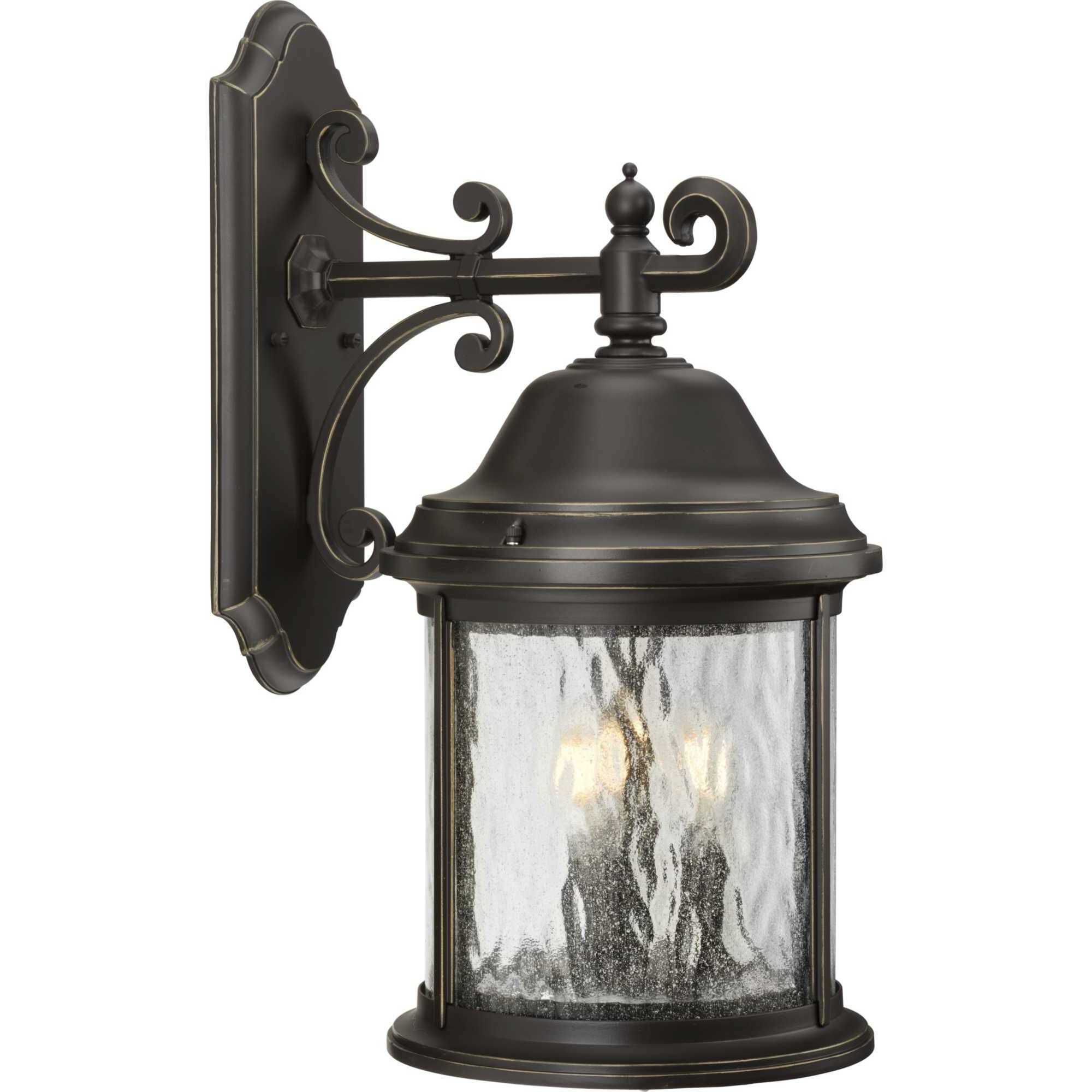 Ashmore 3 Light 21 inch Antique Bronze Outdoor Wall Lantern