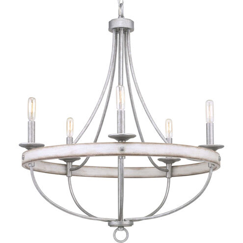 Gulliver 5 Light 26 inch Galvanized Chandelier Ceiling Light