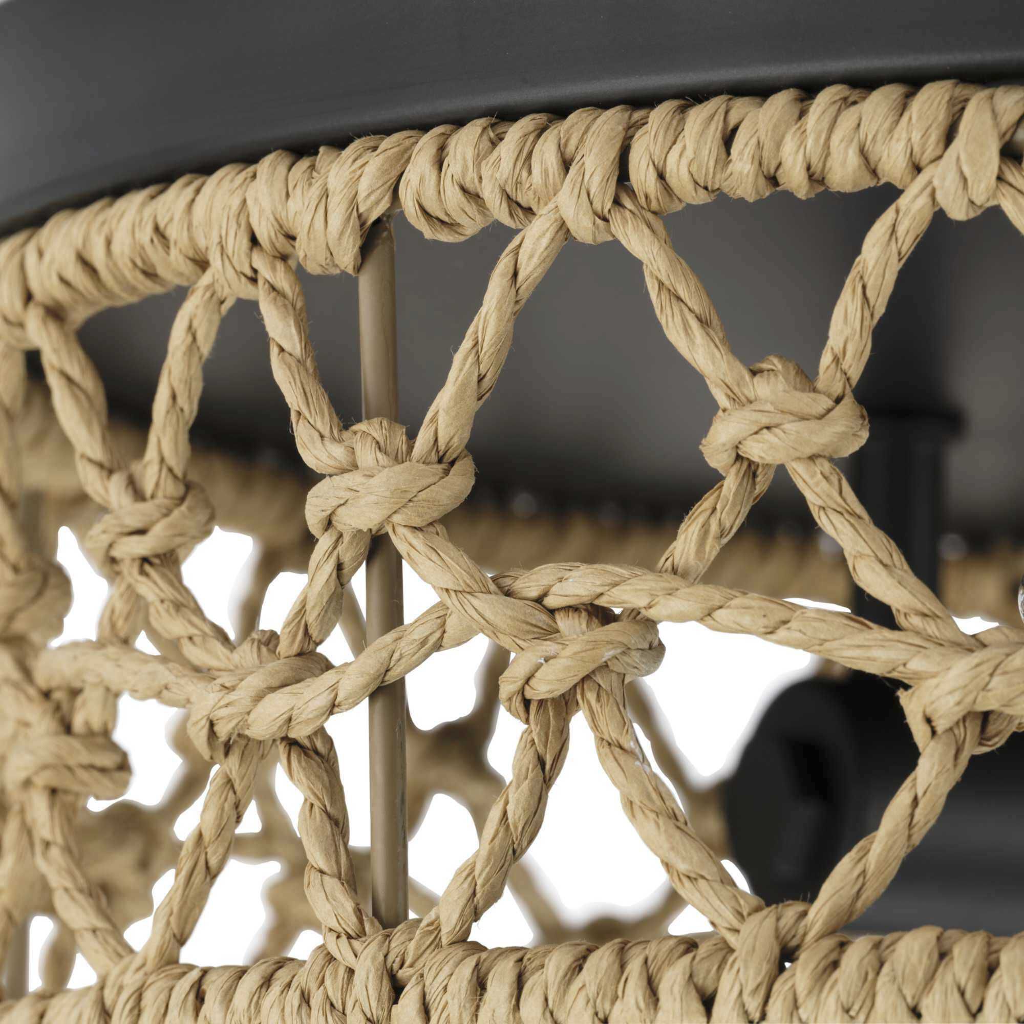 Chandra 2 Light 12 inch Matte Black Flushmount Ceiling Light, Design Series