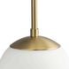 Haas 2 Light 5.87 inch Brushed Bronze Wall Bracket Wall Light, Design Series