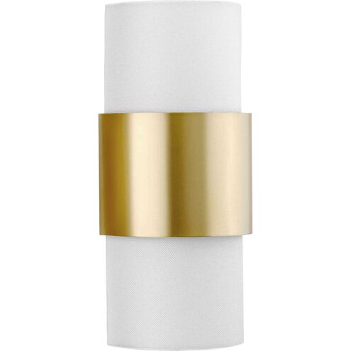 Silva 2 Light 7.87 inch Brushed Bronze Wall Sconce Wall Light, Design Series