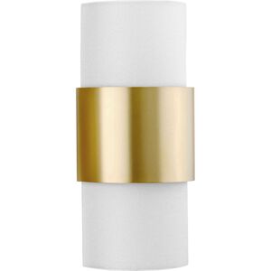 Silva 2 Light 7.87 inch Brushed Bronze Wall Sconce Wall Light, Design Series