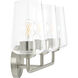 Celino 3 Light 23.25 inch Brushed Nickel Vanity Light Wall Light