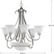 Torino 6 Light 28.63 inch Brushed Nickel Chandelier Ceiling Light
