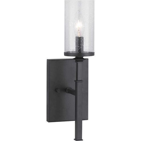 Gresham 1 Light Graphite Wall Bracket Wall Light, Design Series