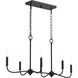 Ilia 6 Light 15.25 inch Island Light
