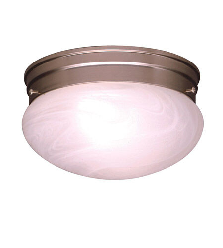 Ceiling Space 1 Light 7 inch Brushed Nickel Flush Mount Light Ceiling Light