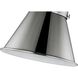 Hinton 12 inch 60.00 watt Brushed Nickel Swing Arm Wall Light
