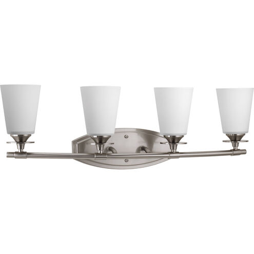 Cantata 4 Light 29.88 inch Brushed Nickel Bath Vanity Wall Light