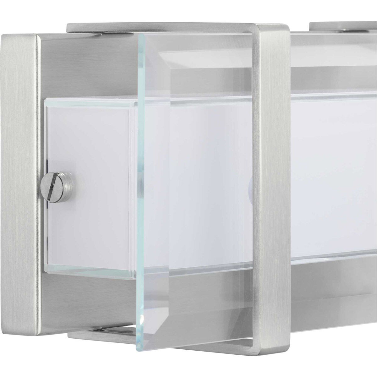 Miter LED LED 12.25 inch Brushed Nickel ADA Wall Sconce Wall Light, Progress LED