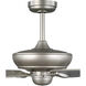 Kennedale 72 inch Painted Nickel with Grey Weathered Wood/Painted Nickel Blades Ceiling Fan