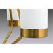 Elevate 5 Light 27 inch Brushed Bronze Chandelier Ceiling Light, Design Series