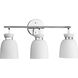 Lexie 3 Light 22 inch Polished Chrome Bathroom Vanity Light Wall Light