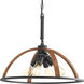 Trestle 4 Light 20 inch Gilded Iron Pendant Ceiling Light