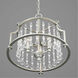 Desiree 3 Light 15.88 inch Silver Ridge Semi-Flush Mount Convertible Ceiling Light, Design Series