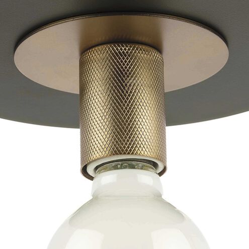 Trimble 1 Light 8 inch Brushed Bronze Mini Pendant Ceiling Light, Design Series