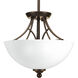 Prosper 2 Light 13 inch Antique Bronze Semi-Flush Convertible Ceiling Light
