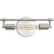 Circuit 1 Light 13.5 inch Brushed Nickel Bath Vanity Wall Light