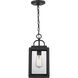 Grandbury 1 Light 7 inch Textured Black Outdoor Hanging Lantern, with DURASHIELD