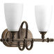 Revive 2 Light 13 inch Antique Bronze Vanity Wall Light