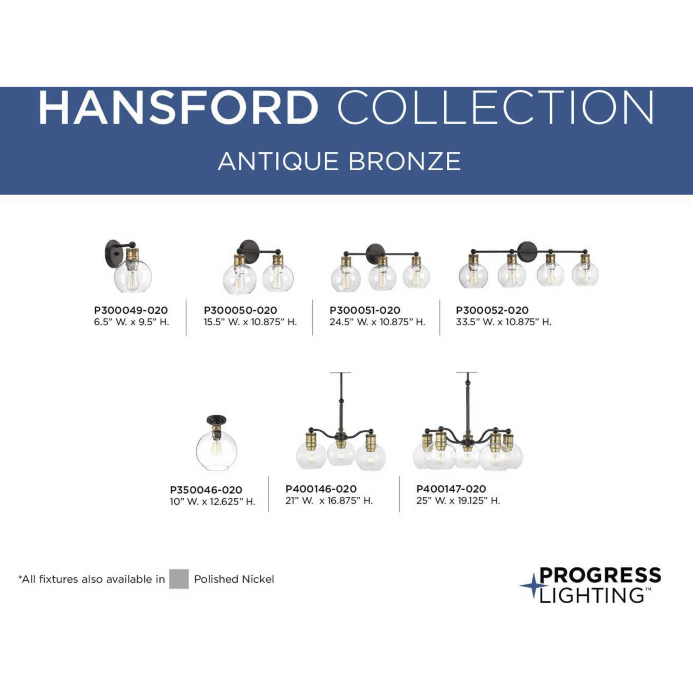 Hansford 3 Light 25 inch Antique Bronze Bath Vanity Wall Light in Antique Bronze and Vintage Brass