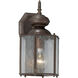 Roman Bronze 1 Light 13 inch Roman Bronze Outdoor Wall Lantern