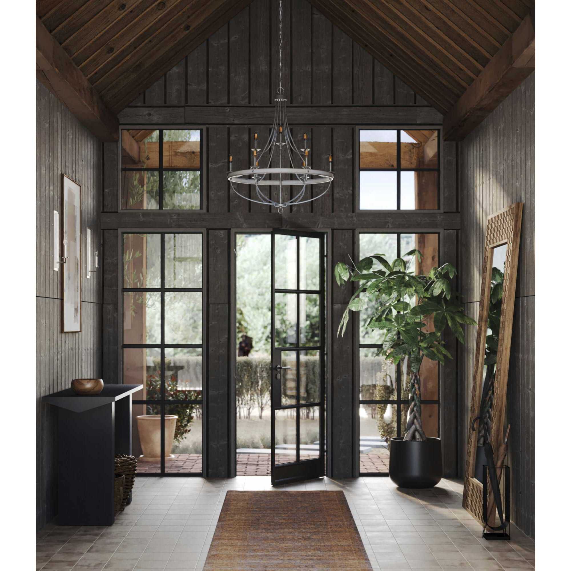 Gulliver 9 Light 35 inch Galvanized Chandelier Ceiling Light