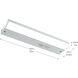 Arza Select LED 12 inch White Undercabinet Light