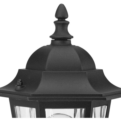 Square 1 Light 14 inch Textured Black Outdoor Wall Lantern